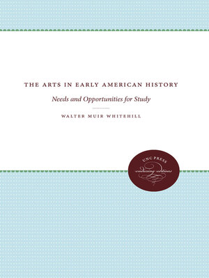 cover image of The Arts in Early American History